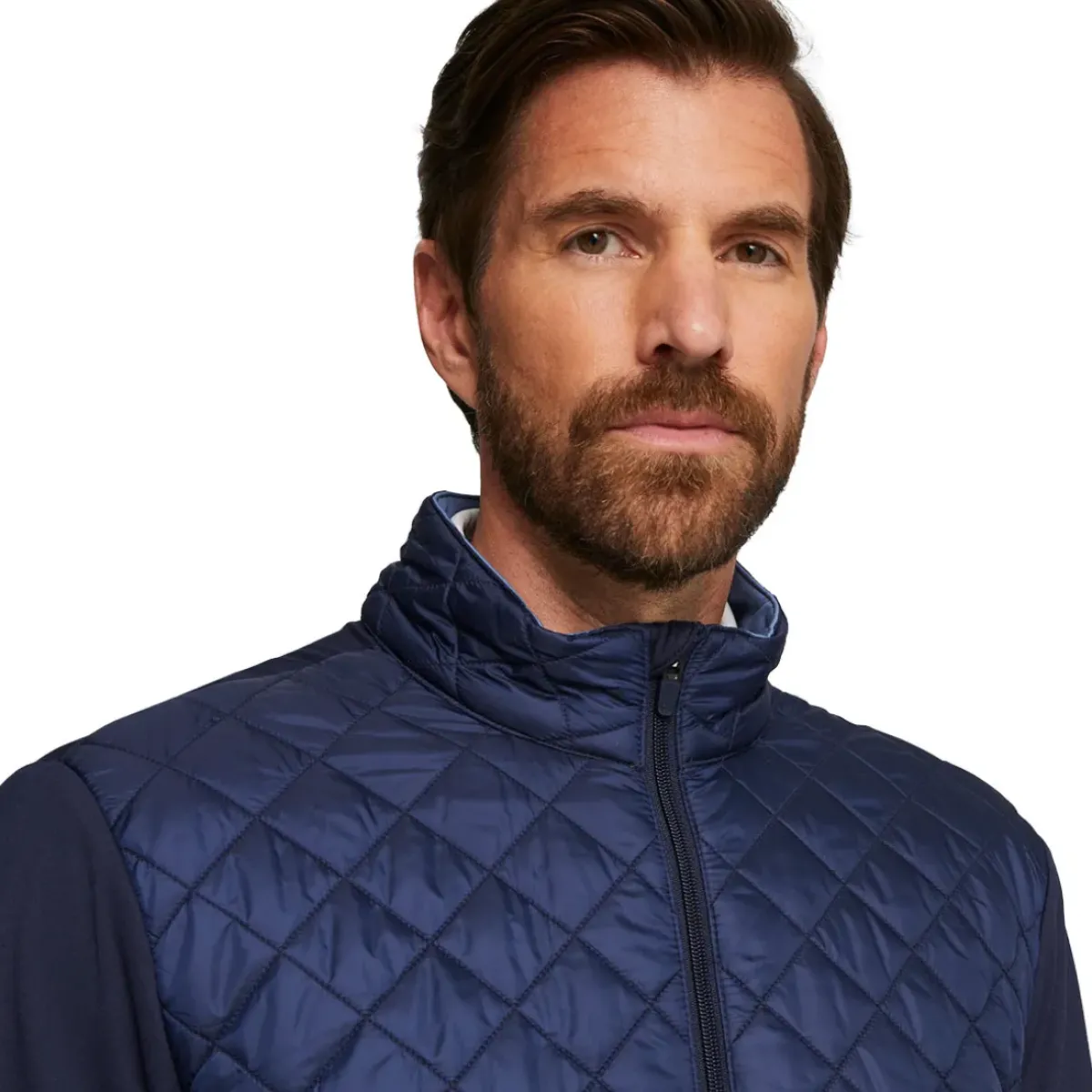 Best PUMA Men's Frost Quilted Full Zip Golf Jacket Men's Sweaters|Men's Jackets