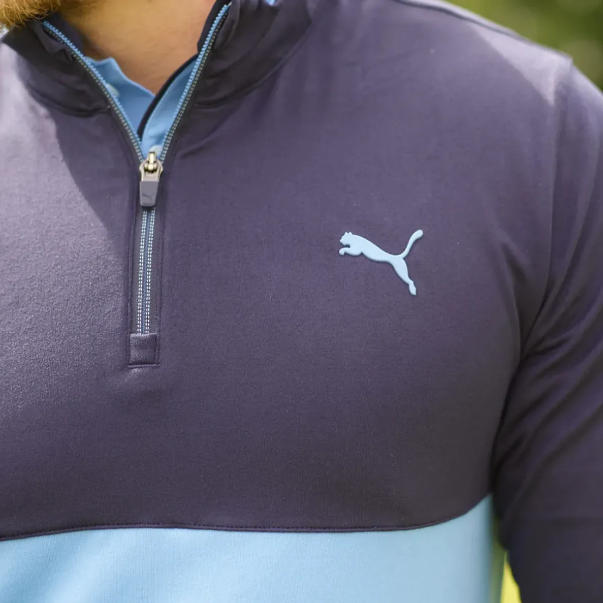 Best PUMA Men's Gamer Color Half Zip Golf Midlayer Men's Sweaters|Men's Midlayers