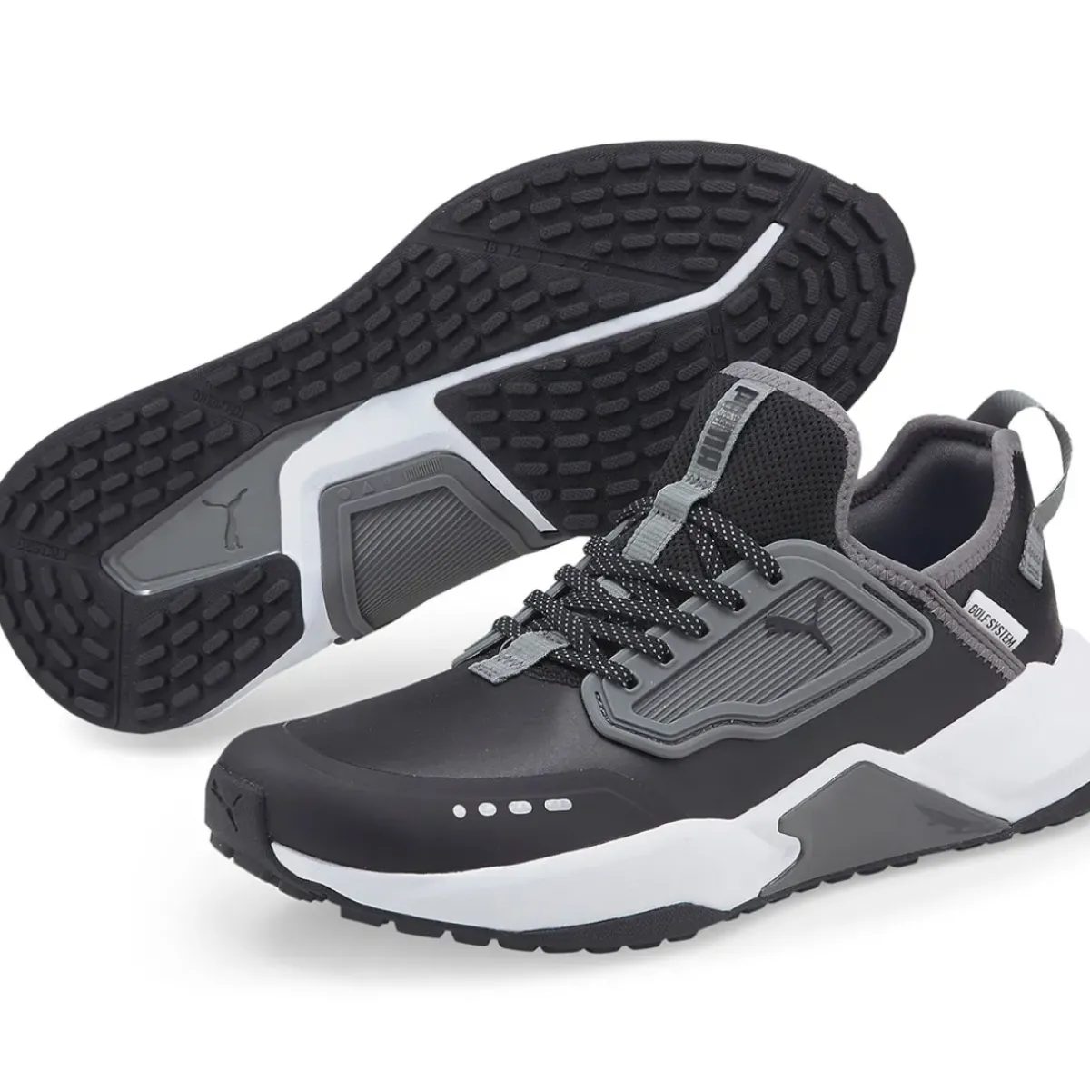 Discount PUMA Men's GS-One Waterproof Spikeless Golf Shoes Men's Spikeless Golf Shoes|Men's Waterproof Golf Shoes