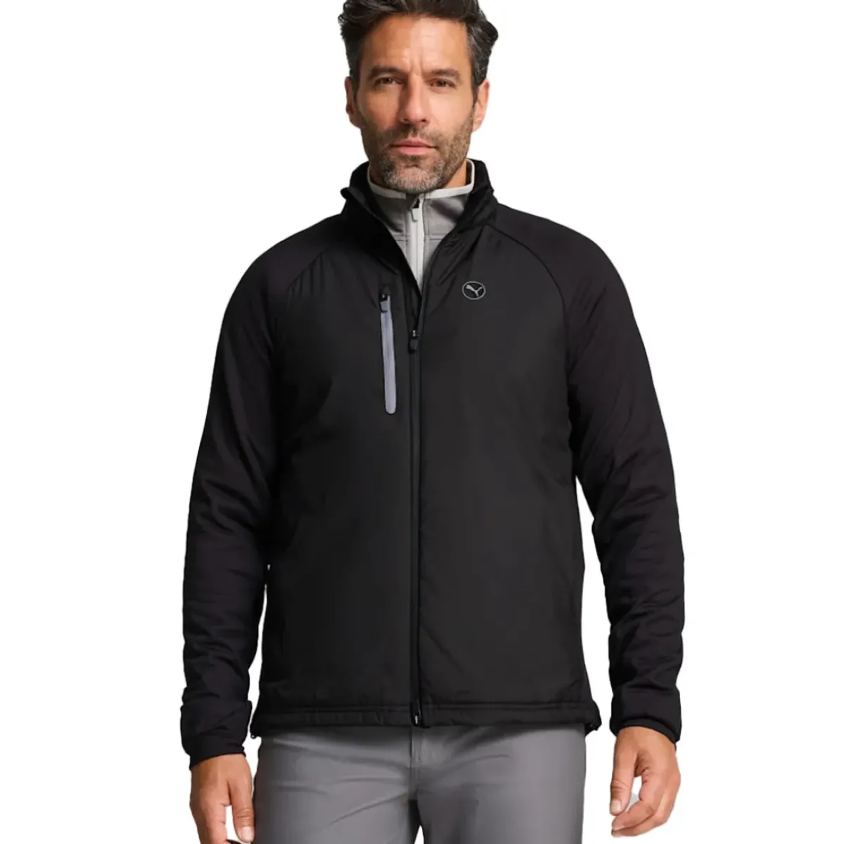 Online PUMA Men's Hielands Full Zip Golf Jacket Men's Sweaters|Men's Jackets