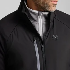 New PUMA Men's Hielands Full Zip Golf Jacket Men's Sweaters|Men's Jackets