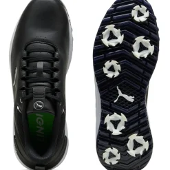 Discount PUMA Men's IGNITE Innovate Leather Waterproof Spiked Golf Shoes Men's Waterproof Golf Shoes|Men's Spiked Golf Shoes