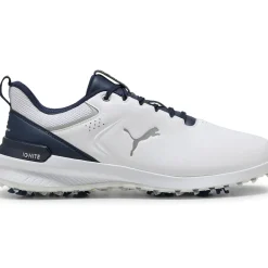 Discount PUMA Men's IGNITE Innovate Leather Waterproof Spiked Golf Shoes Men's Waterproof Golf Shoes|Men's Spiked Golf Shoes