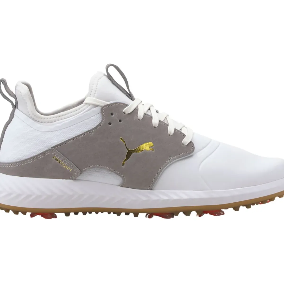 Best PUMA Men's IGNITE PWRADAPT Caged Crafted Waterproof Spiked Golf Shoes Men's Waterproof Golf Shoes|Men's Spiked Golf Shoes