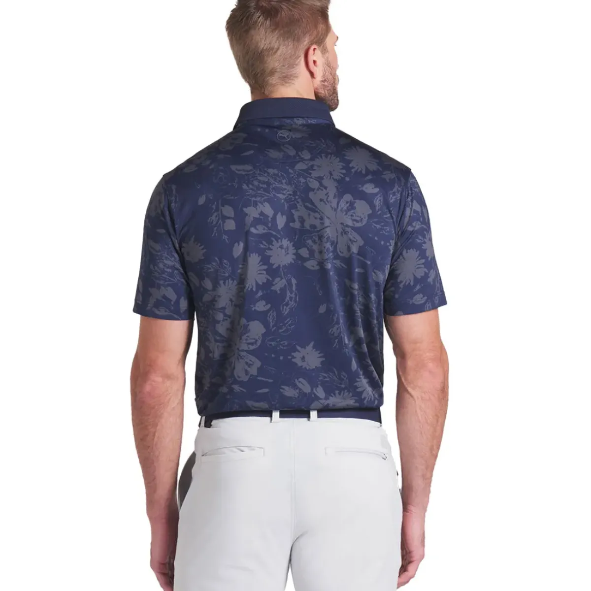 Discount PUMA Men's MATTR Rose Print Golf Polo Shirt Men's Polo Shirts|Season Ready Collection