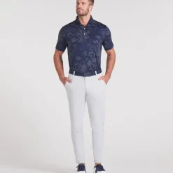 Discount PUMA Men's MATTR Rose Print Golf Polo Shirt Men's Polo Shirts|Season Ready Collection