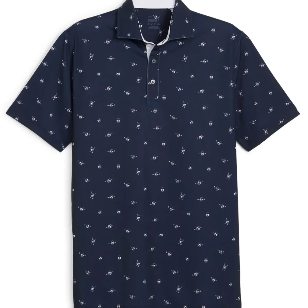 Discount PUMA Men's MATTR Skulls Golf Polo Shirt Men's Polo Shirts