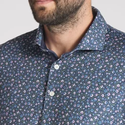 Online PUMA Men's MATTR Soto Print Golf Polo Shirt Men's Polo Shirts