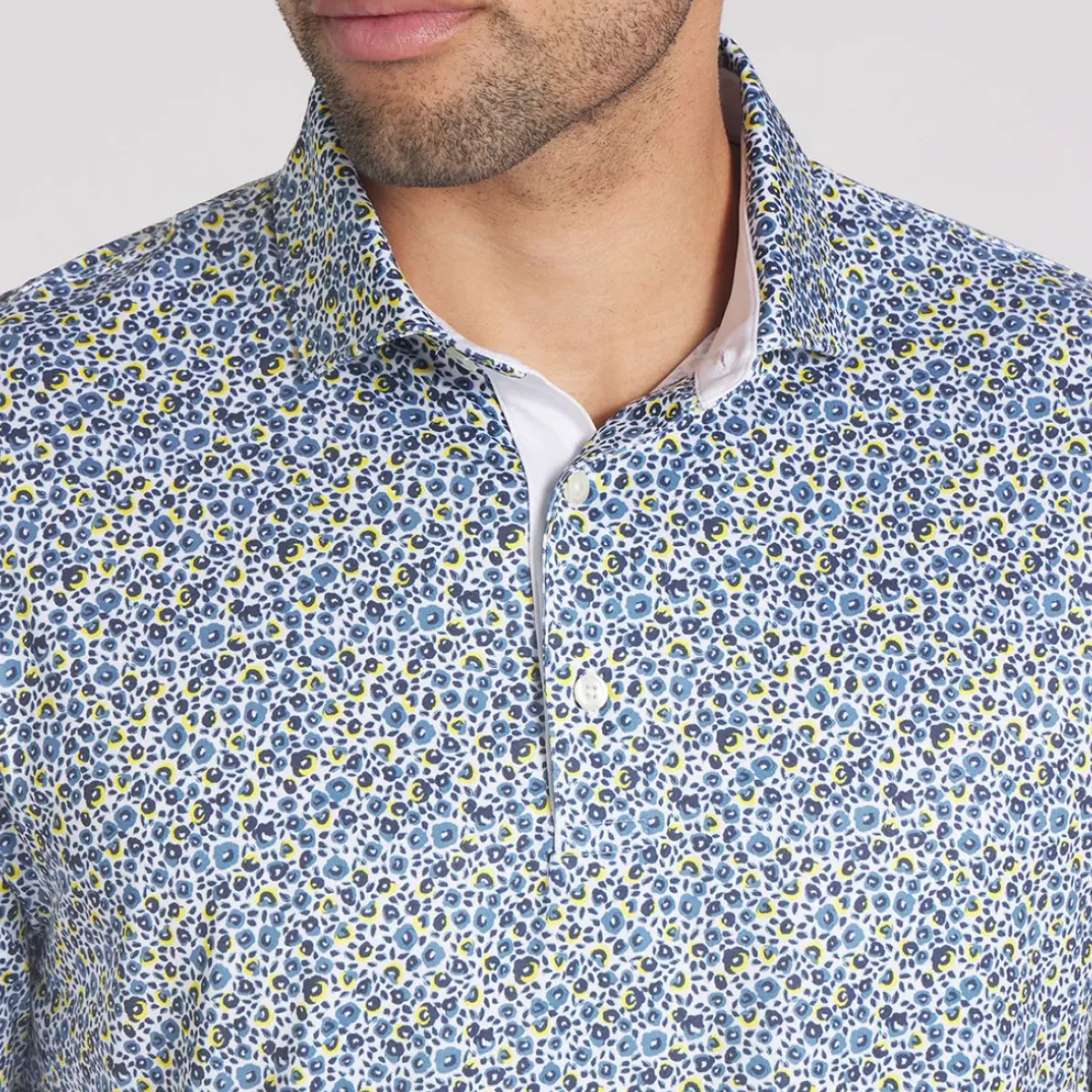 Online PUMA Men's MATTR Soto Print Golf Polo Shirt Men's Polo Shirts