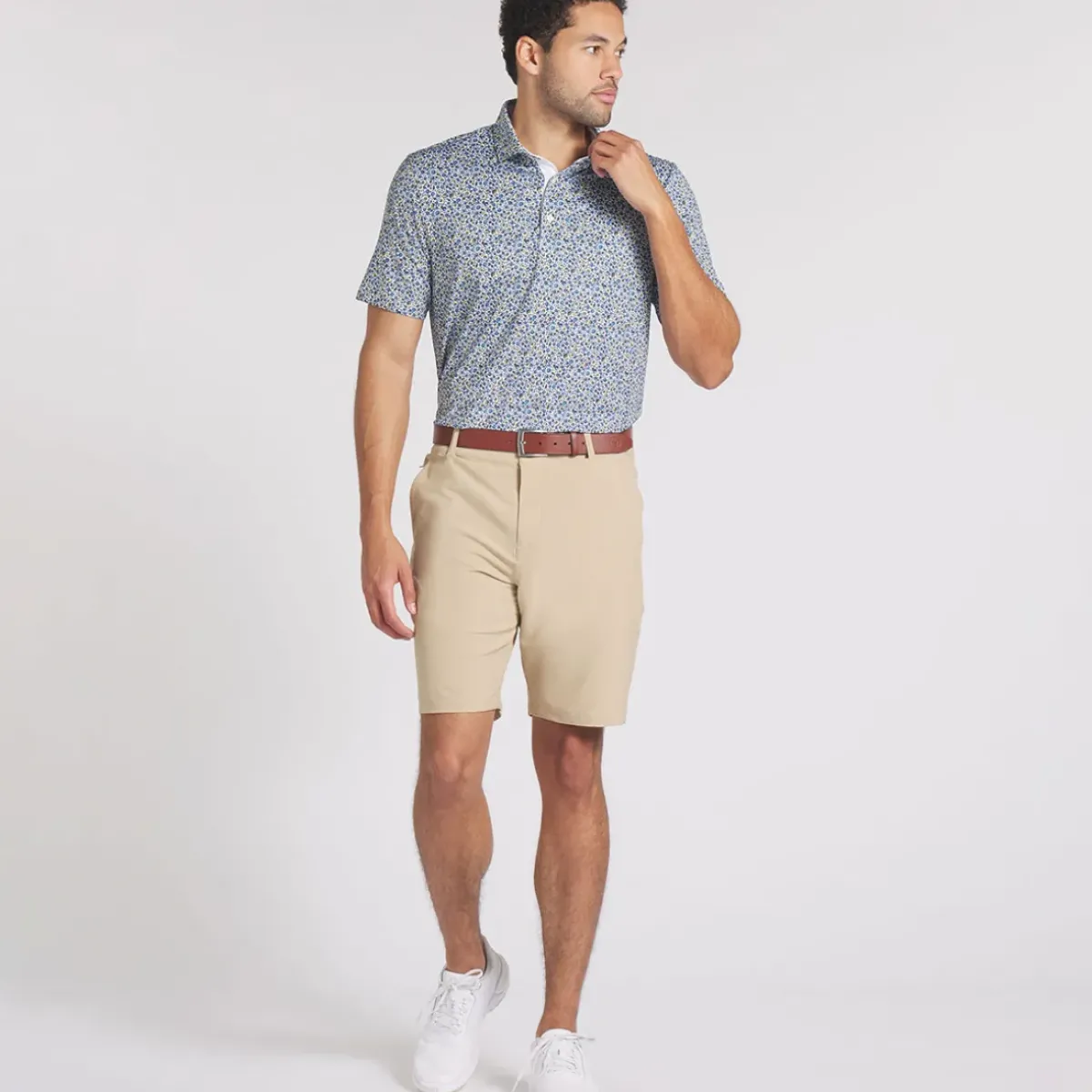 Outlet PUMA Men's MATTR Soto Print Golf Polo Shirt Men's Polo Shirts