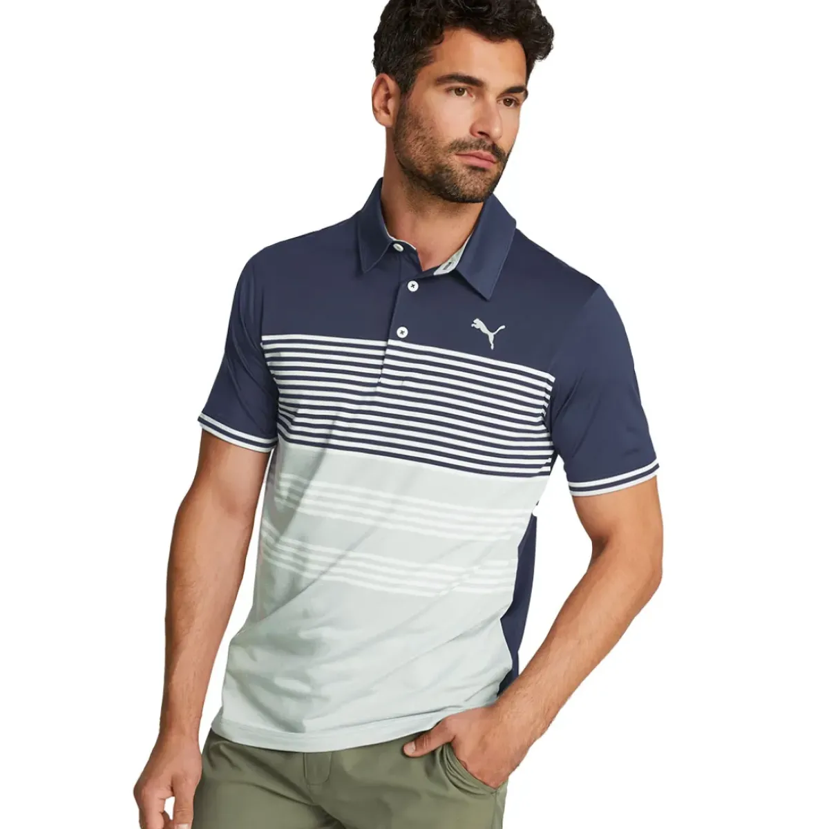 Hot PUMA Men's MATTR Track Golf Polo Shirt Men's Polo Shirts