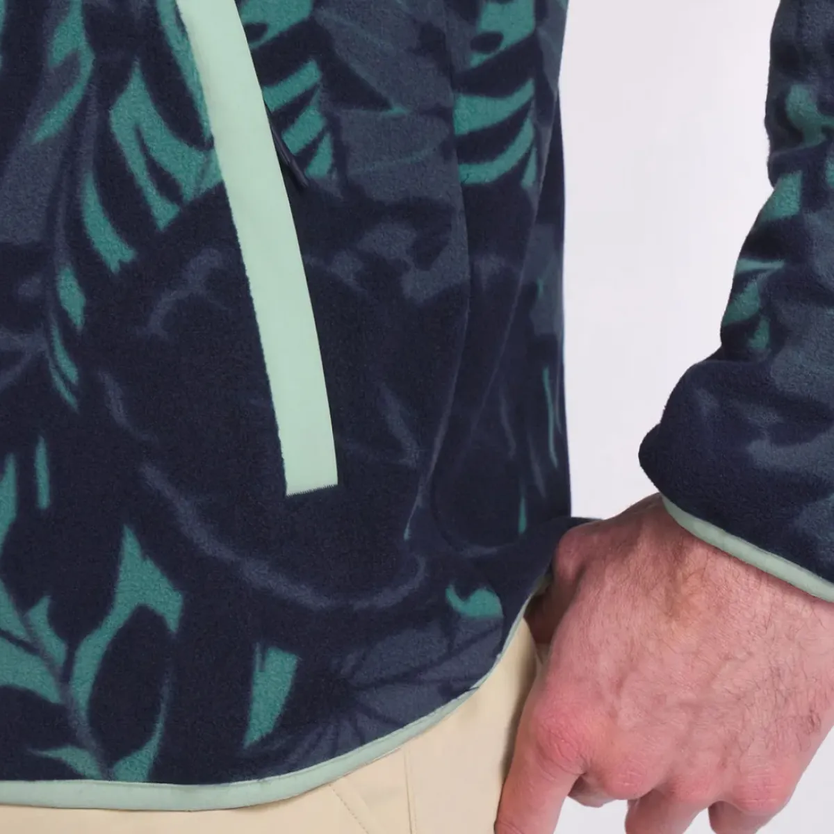 Outlet PUMA Men's Palm Tree Crew Fleece Pocket Half Zip Golf Mid Layer Men's Sweaters|Men's Midlayers