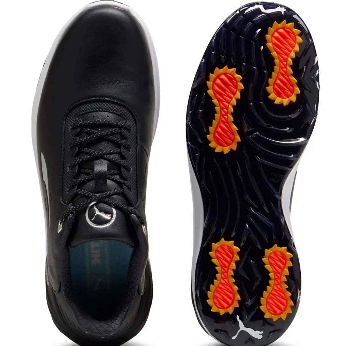 Discount PUMA Men's Phantomcat NITRO™ + Waterproof Spiked Golf Shoes Men's Waterproof Golf Shoes|Men's Spiked Golf Shoes