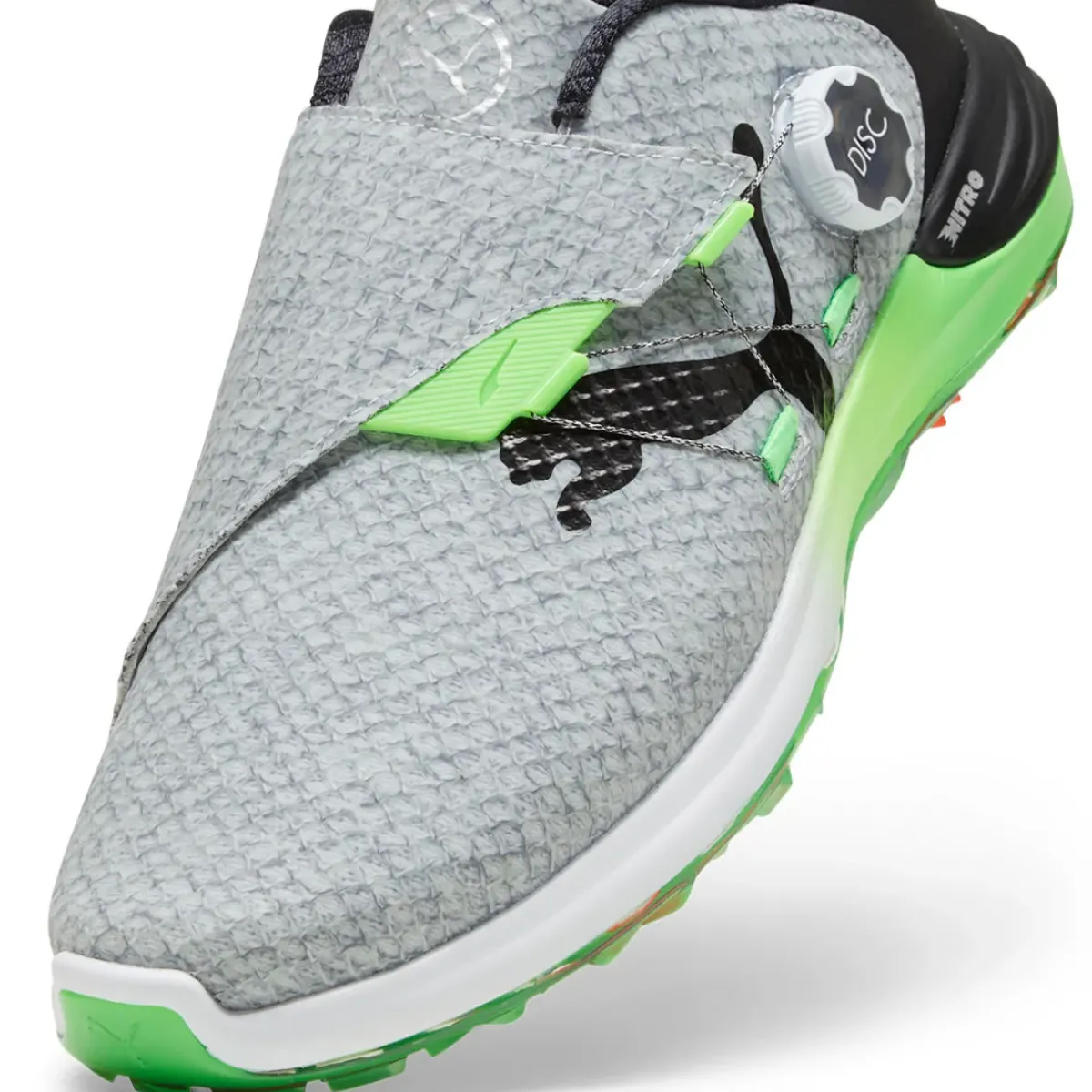 Discount PUMA Men's Phantomcat NITRO + DISC Waterproof Spiked Golf Shoes Men's Spiked Golf Shoes|Men's Waterproof Golf Shoes