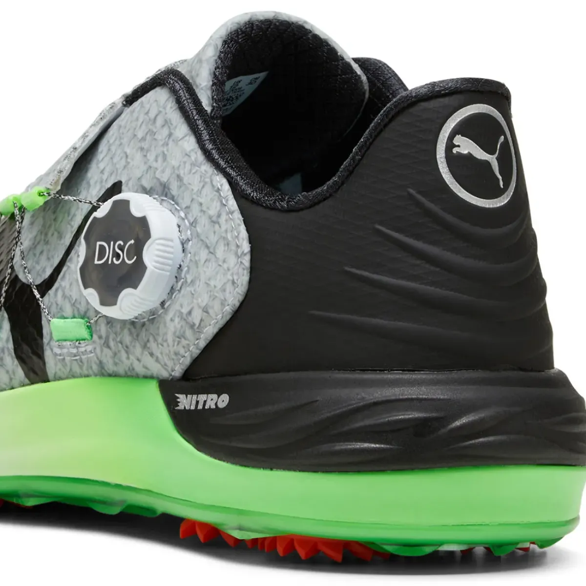 Discount PUMA Men's Phantomcat NITRO + DISC Waterproof Spiked Golf Shoes Men's Spiked Golf Shoes|Men's Waterproof Golf Shoes