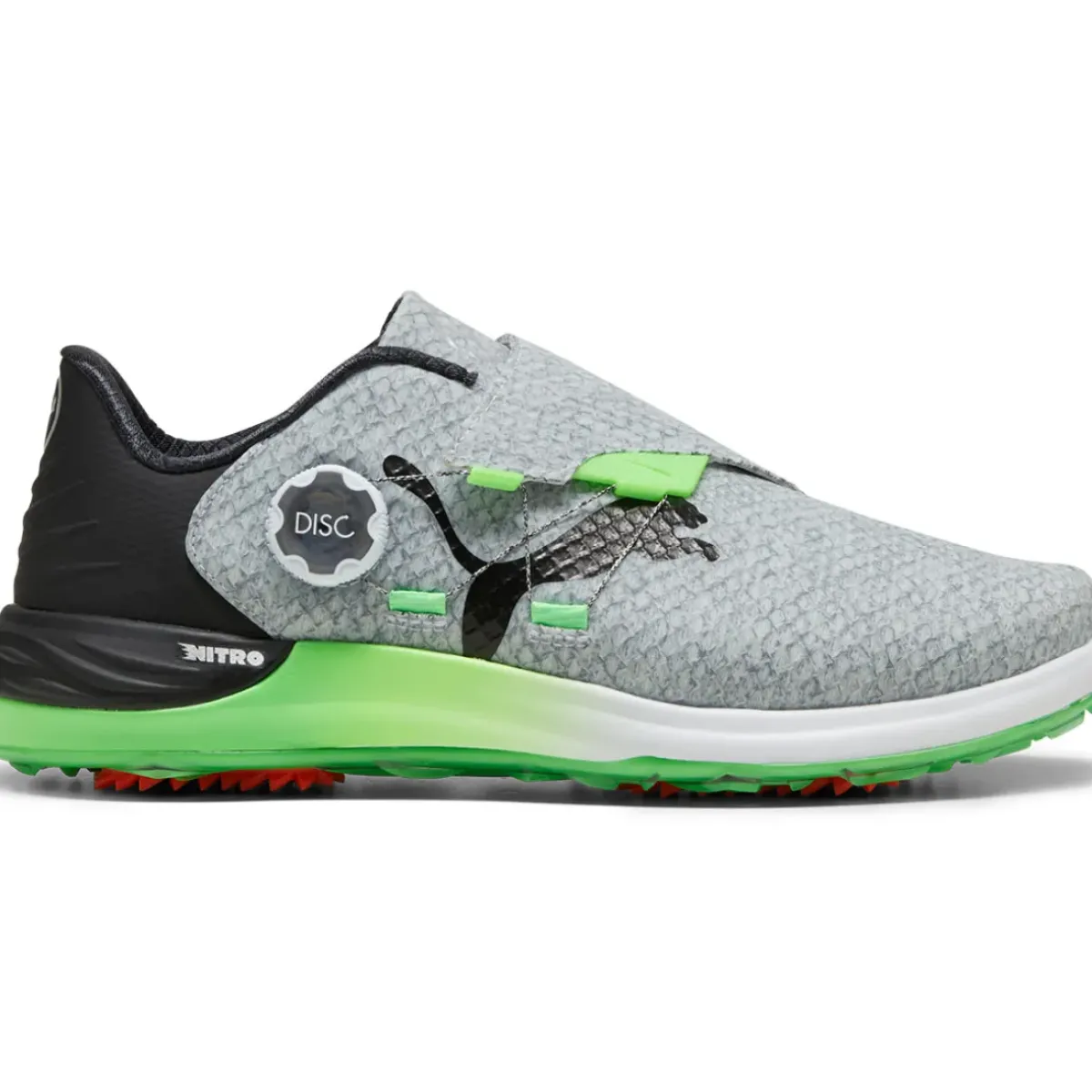 Outlet PUMA Men's Phantomcat NITRO + DISC Waterproof Spiked Golf Shoes Men's Waterproof Golf Shoes|Men's Spiked Golf Shoes