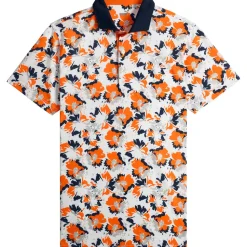 PUMA Men's Pique Borrego Print Golf Polo Shirt Men's Polo Shirts