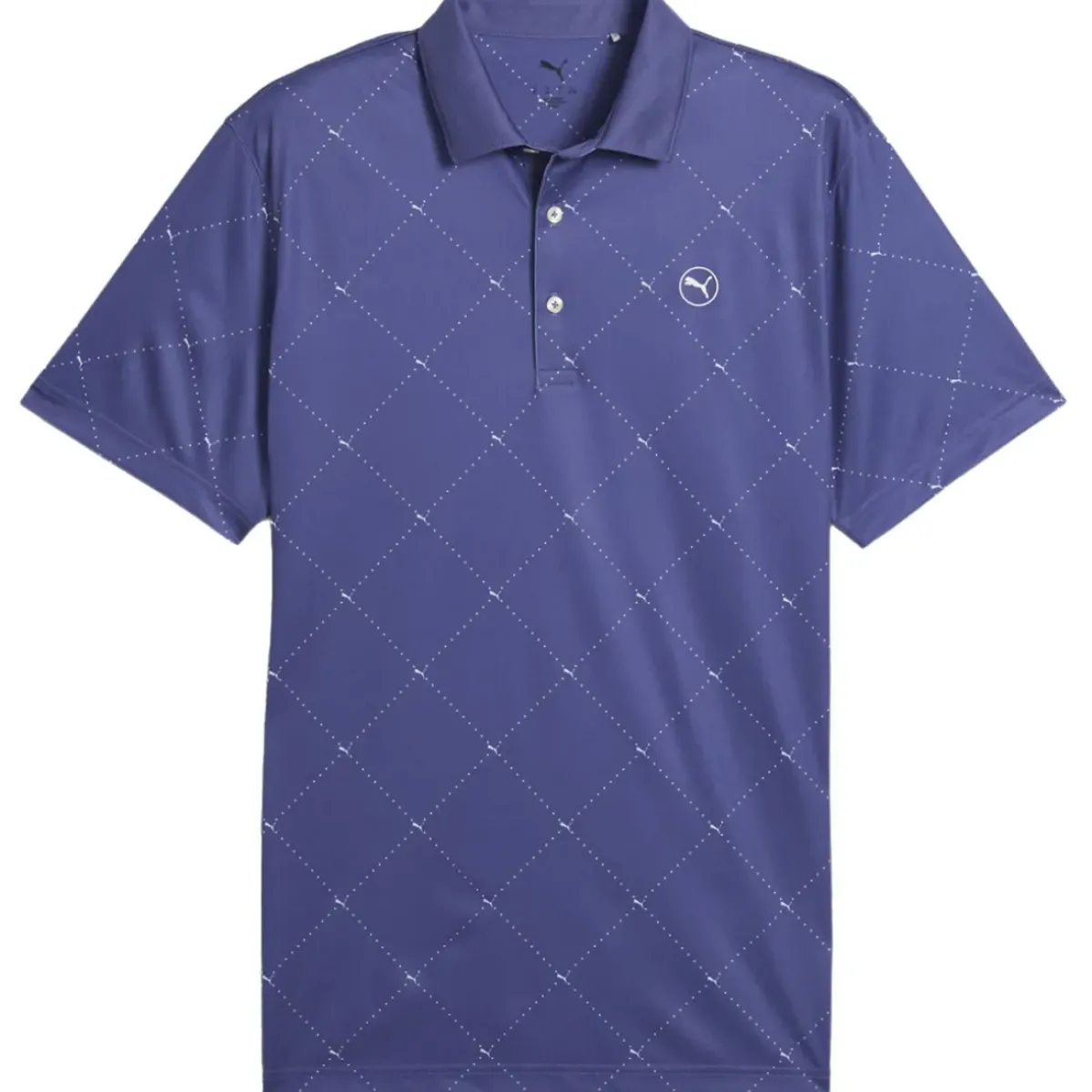 Sale PUMA Men's Pure 2.0 Argyle Print Golf Polo Shirt Men's Polo Shirts|Season Ready Collection