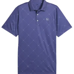Hot PUMA Men's Pure 2.0 Argyle Print Golf Polo Shirt Men's Polo Shirts|Season Ready Collection