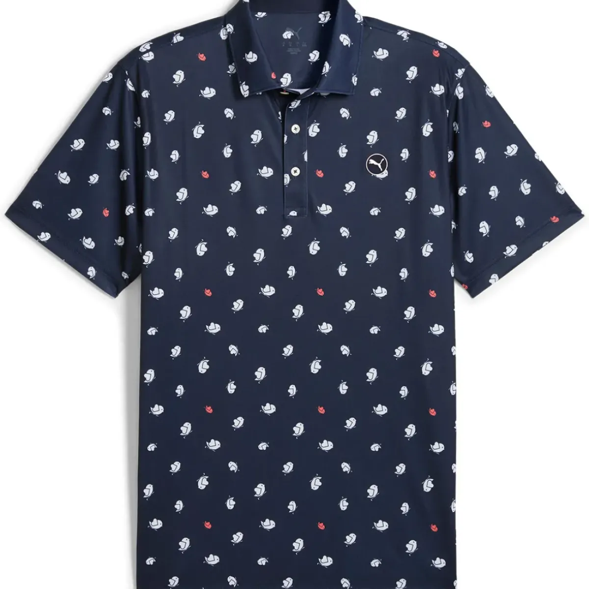 PUMA Men's Pure 2.0 Birdies Golf Polo Shirt Men's Polo Shirts|Season Ready Collection