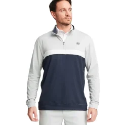 Online PUMA Men's Pure Colorblock Quarter Zip Golf Midlayer Men's Sweaters|Men's Midlayers