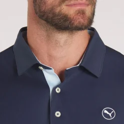 Clearance PUMA Men's Pure Colourblock Golf Polo Shirt Men's Polo Shirts