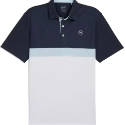 New PUMA Men's Pure Colourblock Golf Polo Shirt Men's Polo Shirts
