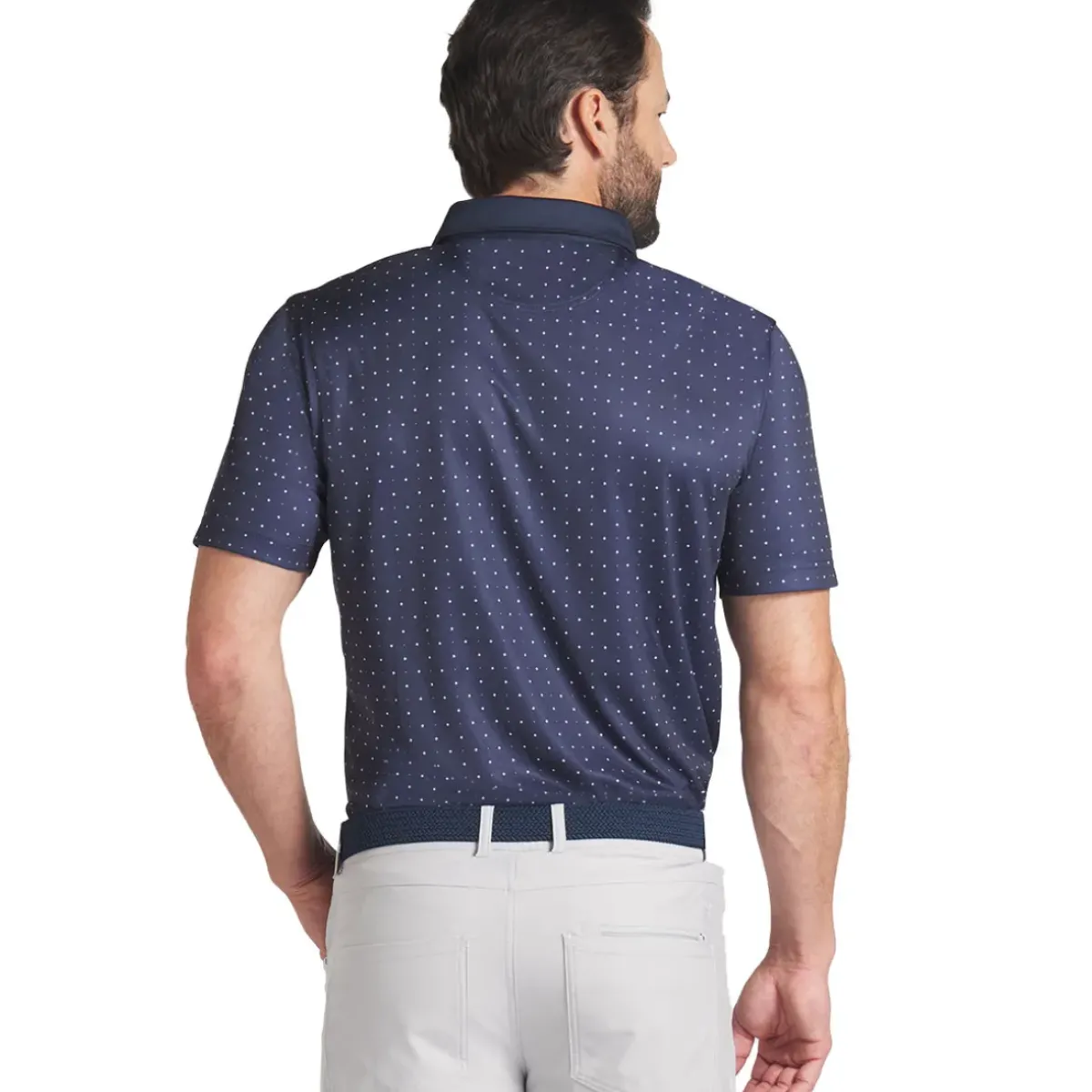 Discount PUMA Men's Pure Geo Golf Polo Shirt Men's Polo Shirts