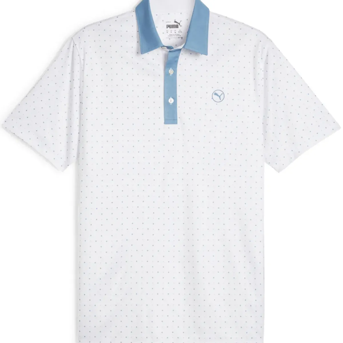 Discount PUMA Men's Pure Geo Golf Polo Shirt Men's Polo Shirts