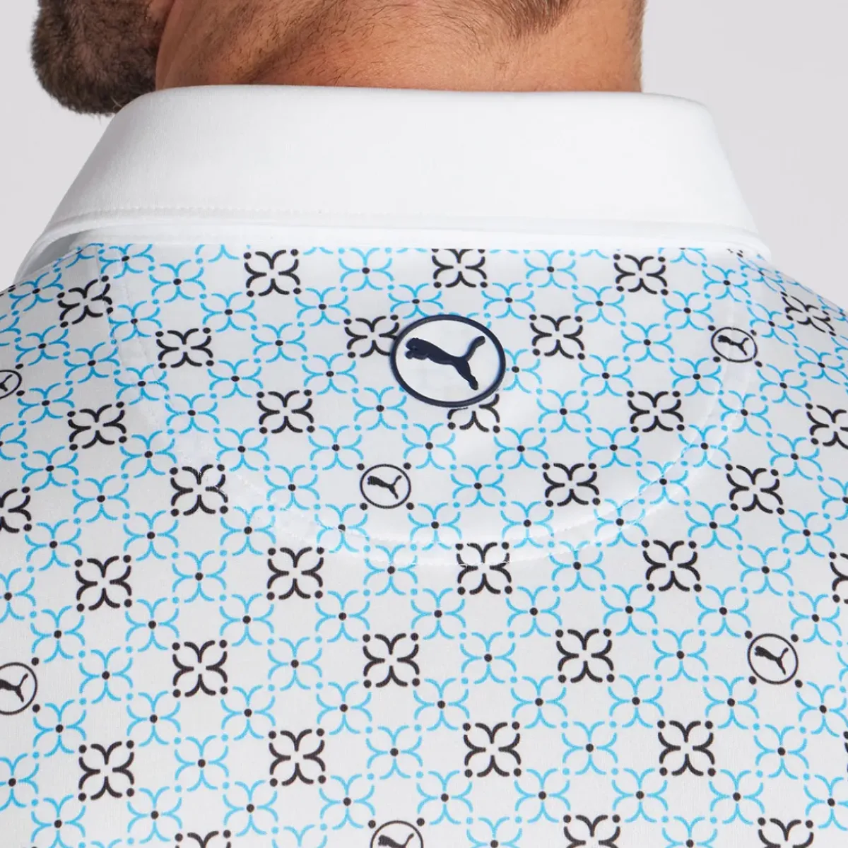 Sale PUMA Men's Pure Monogram Golf Polo Shirt Men's Polo Shirts