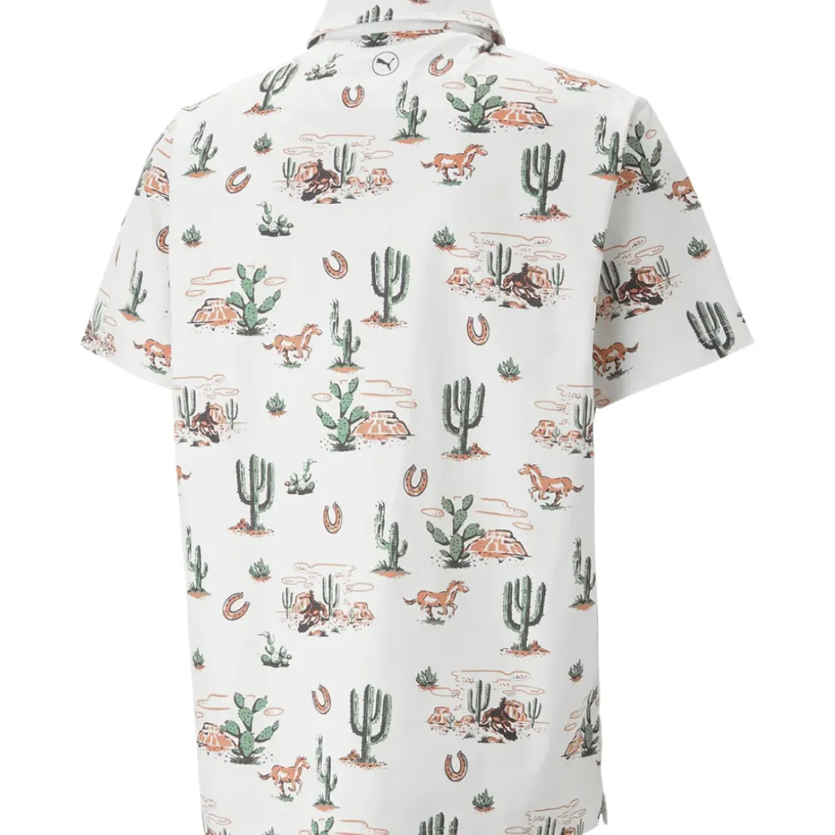 Hot PUMA Men's Vented Wild West Golf Polo Shirt Men's Polo Shirts