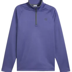 Online PUMA Men's Waffle Fleece Quarter Zip Golf Mid Layer Men's Sweaters|Men's Midlayers