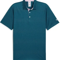 Sale PUMA Men's X Arnold Palmer Citrus Print Golf Polo Shirt Men's Polo Shirts