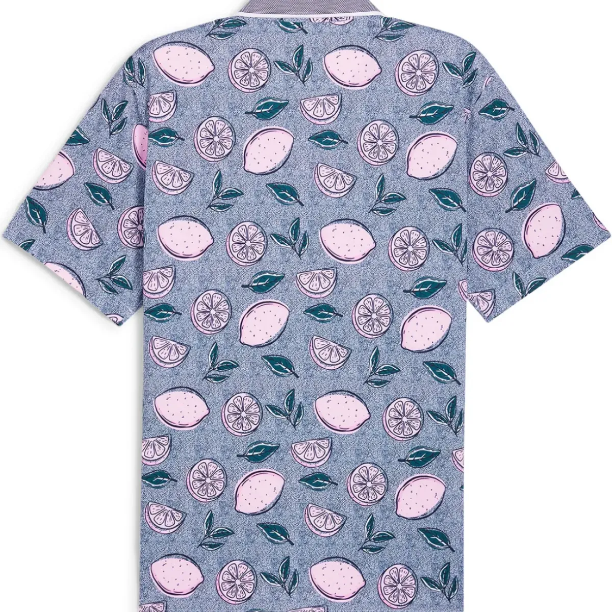 New PUMA Men's X Arnold Palmer Pink Lemonade Golf Polo Shirt Men's Polo Shirts