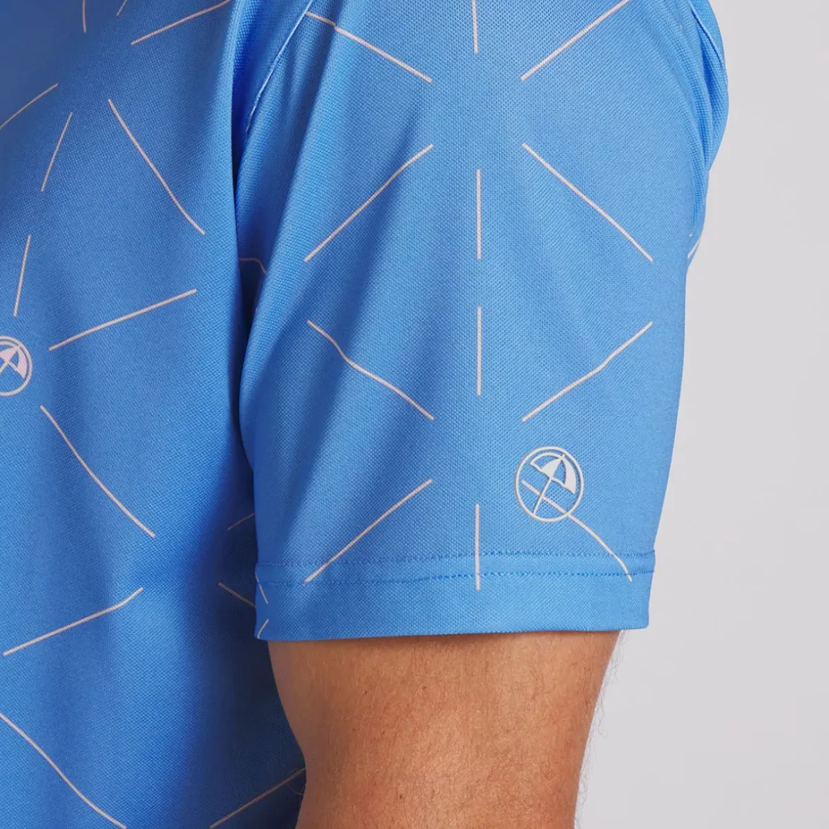 New PUMA Men's X Arnold Palmer Geo Golf Polo Shirt Men's Polo Shirts