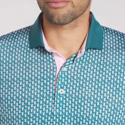 PUMA Men's X Arnold Palmer MATTR Iced Tea Golf Polo Shirt Men's Polo Shirts