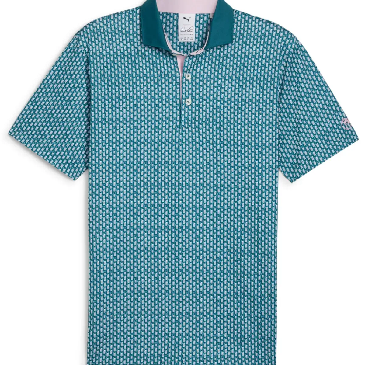 Hot PUMA Men's X Arnold Palmer MATTR Iced Tea Golf Polo Shirt Men's Polo Shirts