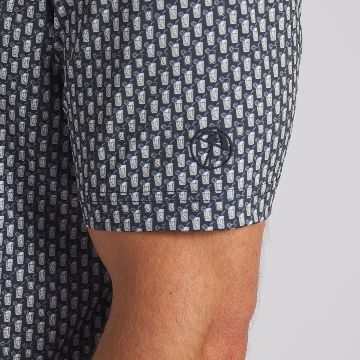 Hot PUMA Men's X Arnold Palmer MATTR Iced Tea Golf Polo Shirt Men's Polo Shirts