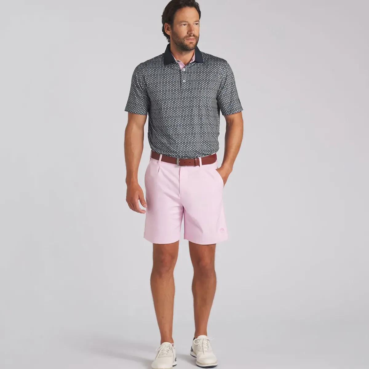 Hot PUMA Men's X Arnold Palmer MATTR Iced Tea Golf Polo Shirt Men's Polo Shirts