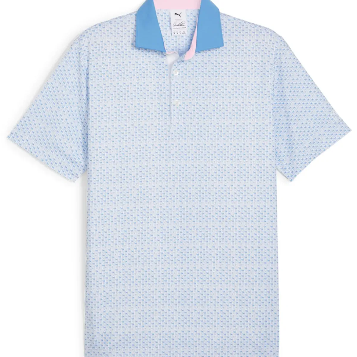 Hot PUMA Men's X Arnold Palmer MATTR Iced Tea Golf Polo Shirt Men's Polo Shirts