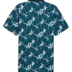 PUMA Men's X Arnold Palmer Floral Golf Polo Shirt Men's Polo Shirts