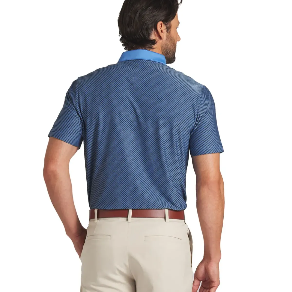 Best PUMA Men's X Arnold Palmer Jacquard Stripe Golf Polo Shirt Men's Polo Shirts