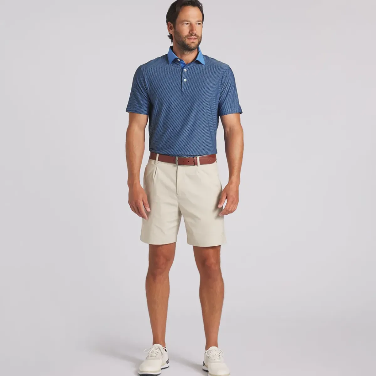 Best PUMA Men's X Arnold Palmer Jacquard Stripe Golf Polo Shirt Men's Polo Shirts