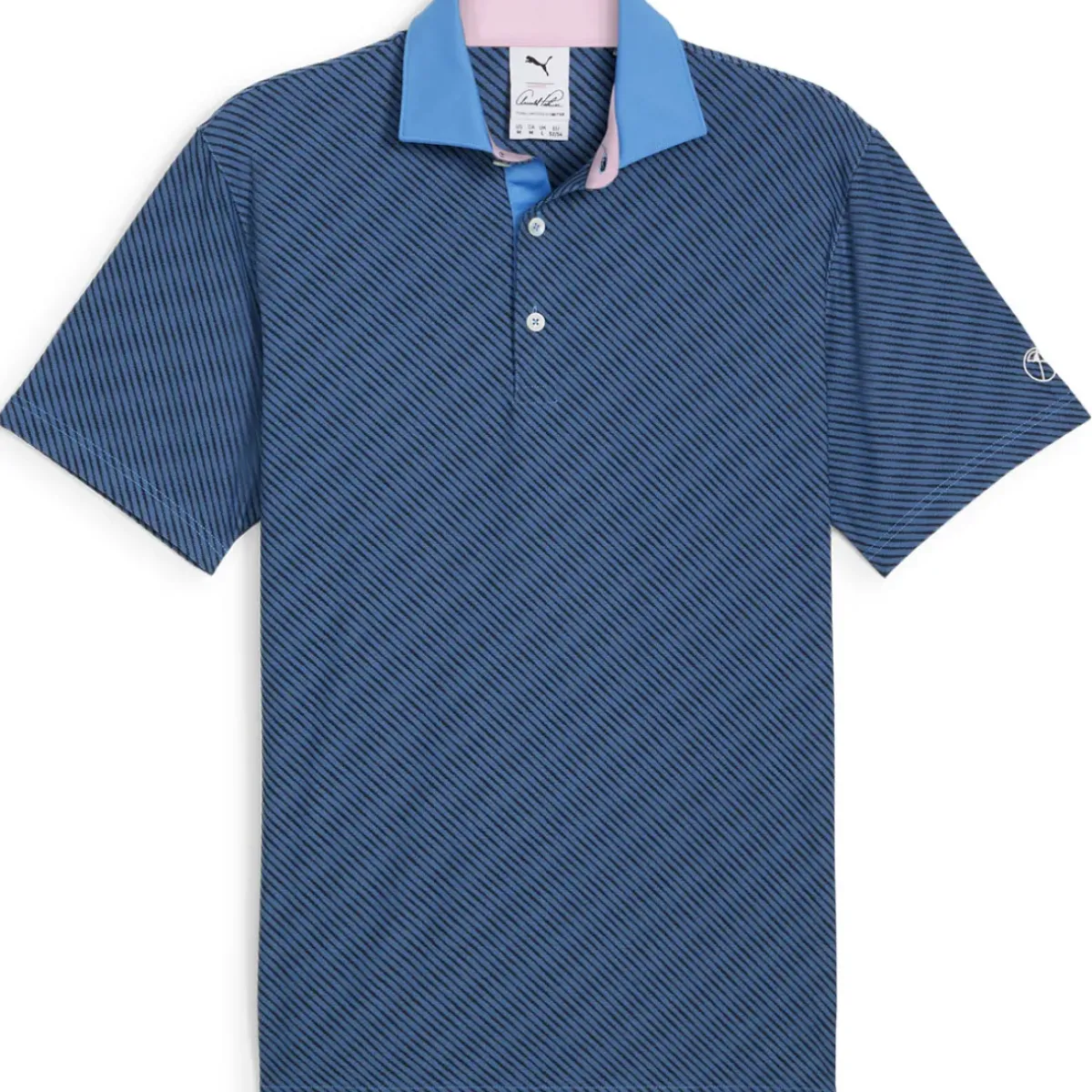 Best PUMA Men's X Arnold Palmer Jacquard Stripe Golf Polo Shirt Men's Polo Shirts