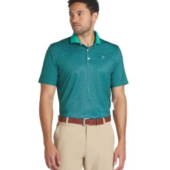 PUMA Men's X Palm Tree Crew Resort Golf Polo Shirt Men's Polo Shirts