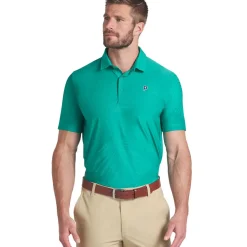 Outlet PUMA Men's X Palm Tree Cree Jacquard Golf Polo Shirt Men's Polo Shirts