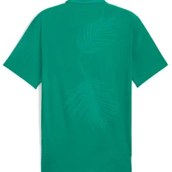 Outlet PUMA Men's X Palm Tree Cree Jacquard Golf Polo Shirt Men's Polo Shirts