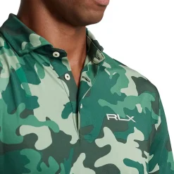 Men's Custom Slim Camo Performance Golf Polo Shirt Men's Polo Shirts