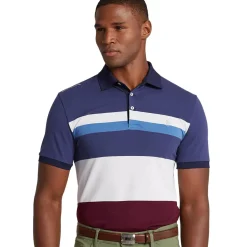 Outlet Men's Custom Slim Fit Performance Golf Polo Shirt Men's Polo Shirts