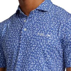 Online Men's Print Custom Slim Fit Performance Golf Polo Shirt Men's Polo Shirts